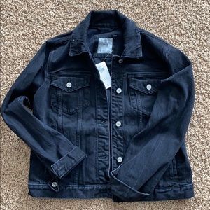 Abercrombie Black Denim Jacket